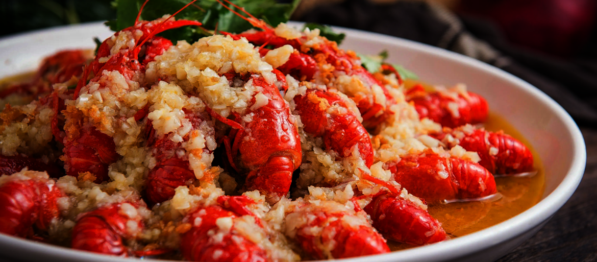 Garlic crawfish